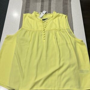 JCrew sleeveless lightweight blouse